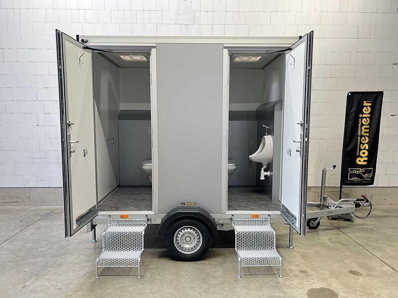 Rosemeier VE 1 Damen, 1 Herren, U SILVER Toilettenanhänger