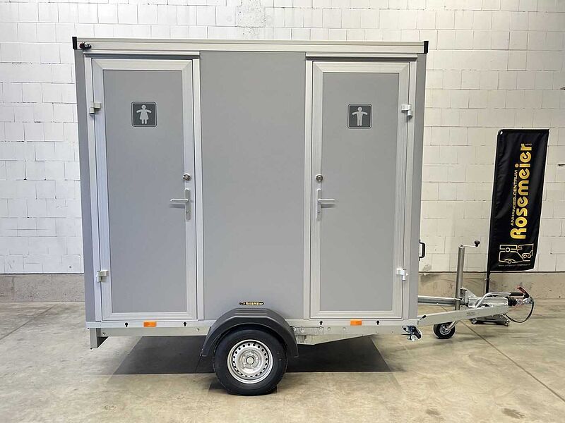 Rosemeier VE 1 Damen, 1 Herren, U SILVER Toilettenanhänger