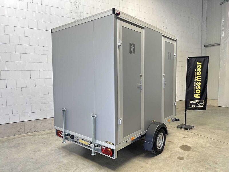 Rosemeier VE 1 Damen, 1 Herren, U SILVER Toilettenanhänger