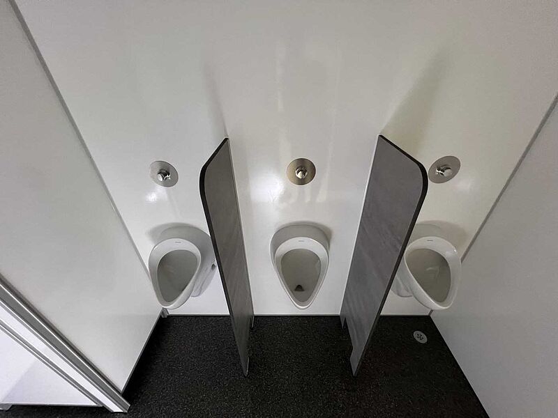 3 Damen, 1 Herren + 3 Urinale Toilettenanhänger