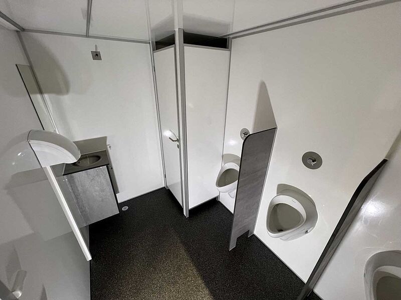 3 Damen, 1 Herren + 3 Urinale Toilettenanhänger