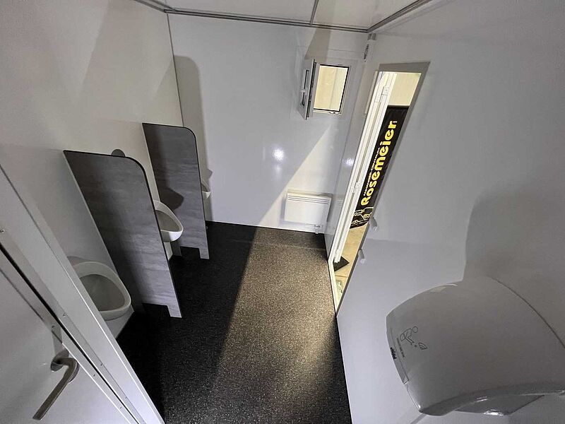 3 Damen, 1 Herren + 3 Urinale Toilettenanhänger