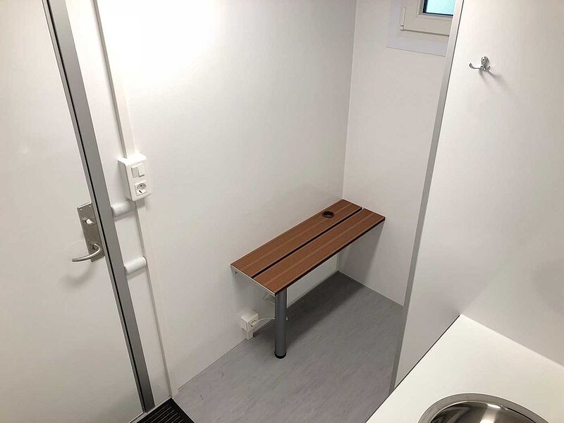 Rosemeier EW TA-NO Badanhänger mit WC ECO Toilettenanhänger