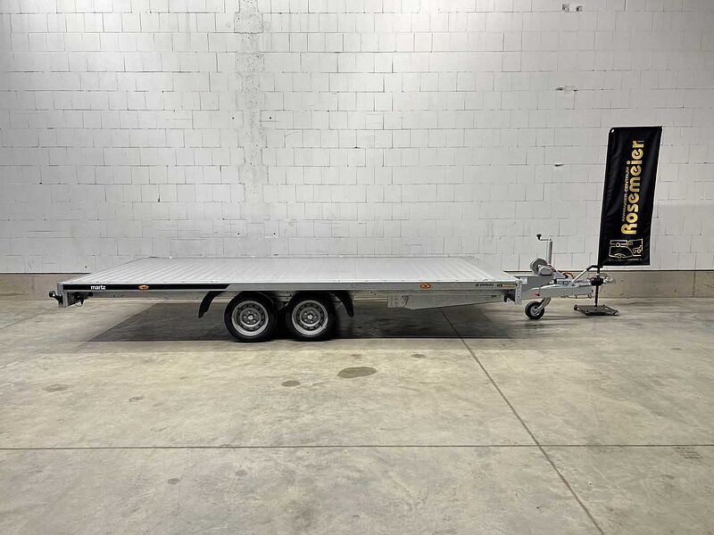Martz GT Plateau 450/2 S 3T Alu Plattformanhänger