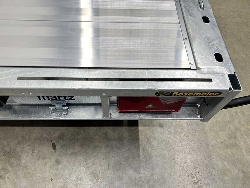 Martz GT Plateau 450/2 S 3T Alu Plattformanhänger
