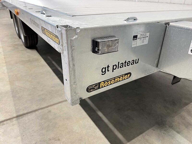 Martz GT Plateau 450/2 S 3T Alu Plattformanhänger
