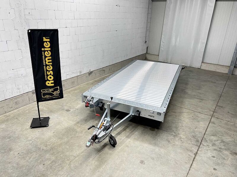 Martz GT Plateau 450/2 S 3T Alu Plattformanhänger