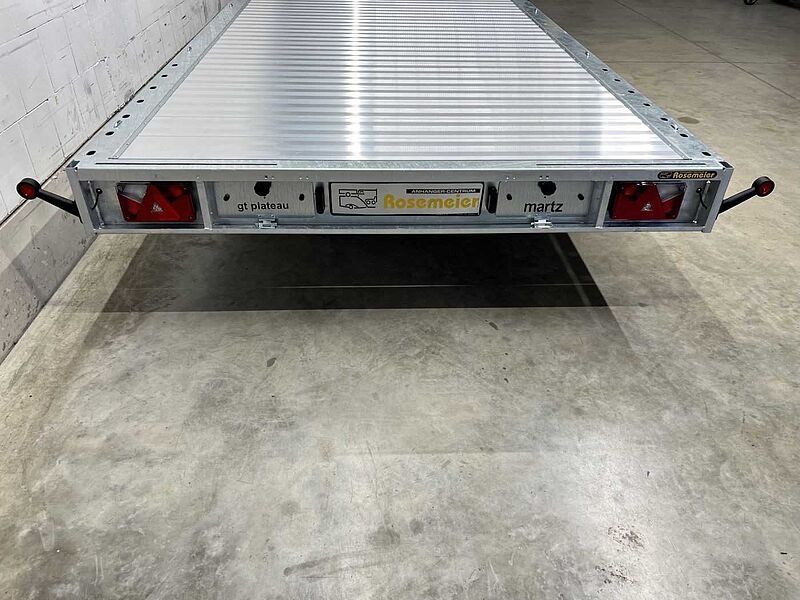 Martz GT Plateau 450/2 S 3T Alu Plattformanhänger