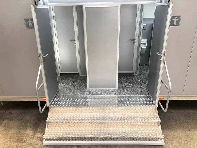 4 Damen, 1 Herren, 4 Urinale Toilettenanhänger