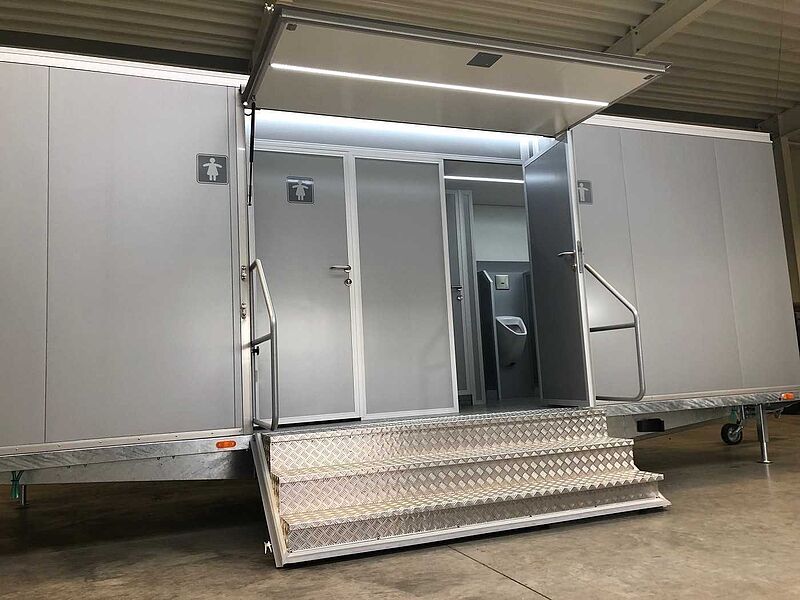 4 Damen, 1 Herren, 4 Urinale Toilettenanhänger