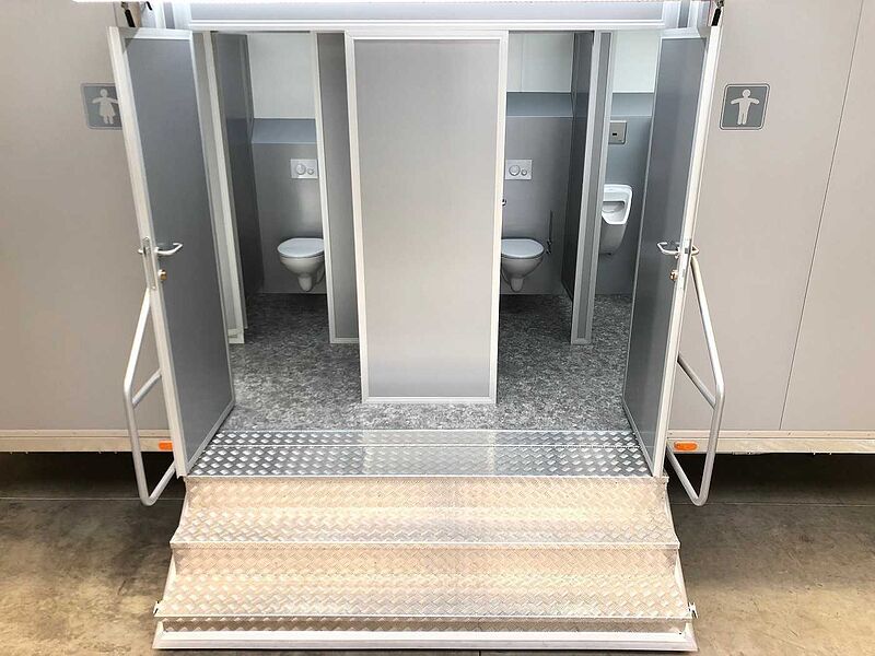 4 Damen, 1 Herren, 4 Urinale Toilettenanhänger