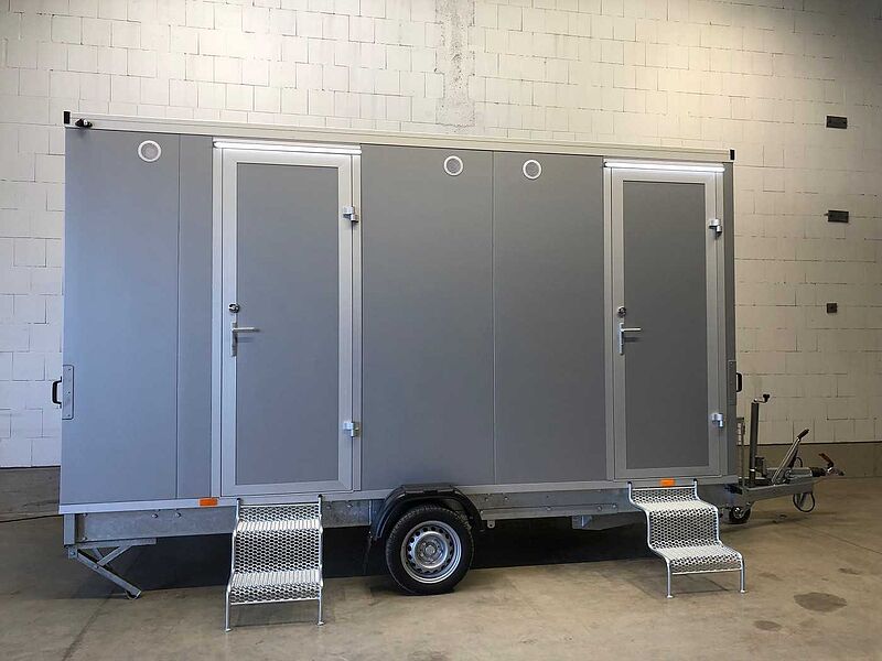 Rosemeier VE Badanhänger + separates WC Toilettenanhänger