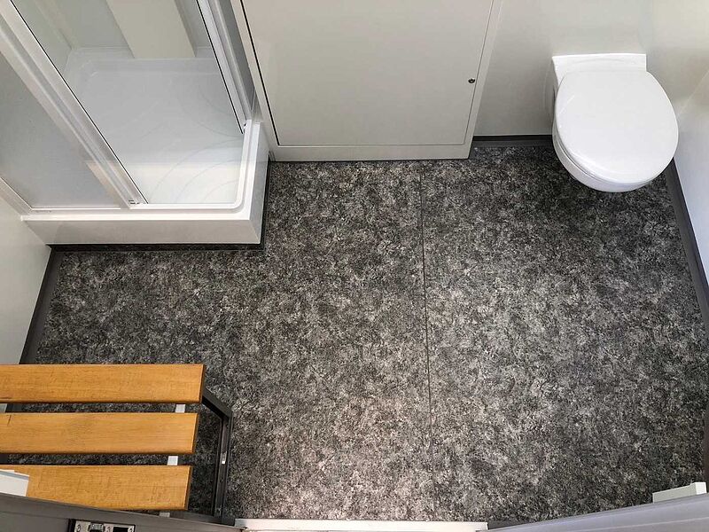 Rosemeier VE Badanhänger + separates WC Toilettenanhänger