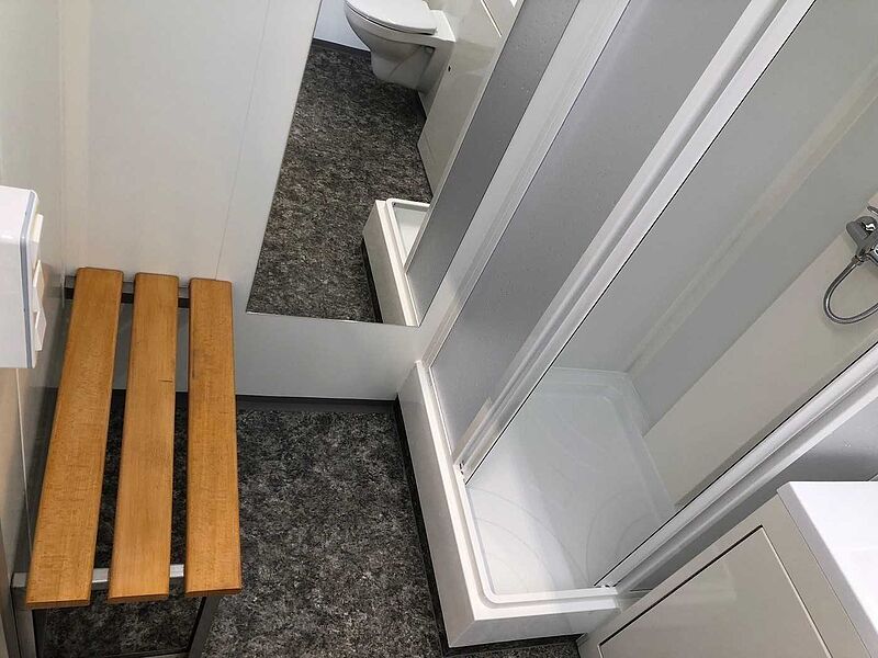 Rosemeier VE Badanhänger + separates WC Toilettenanhänger