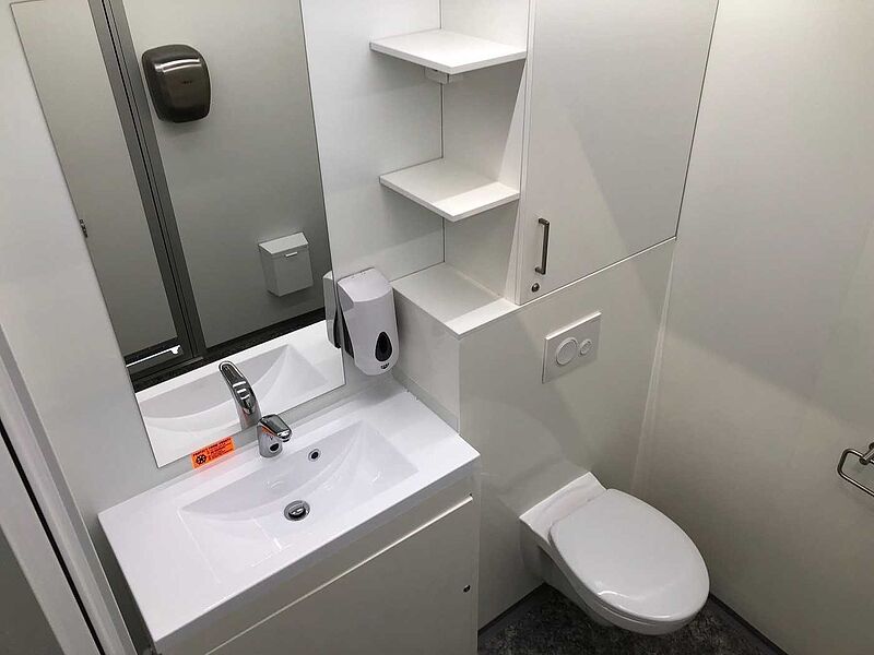 Rosemeier VE Badanhänger + separates WC Toilettenanhänger