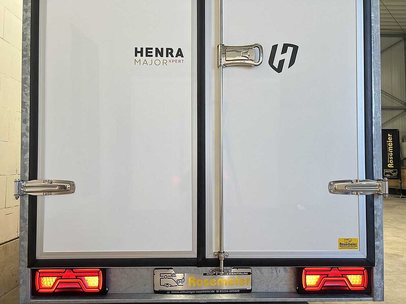 Henra Box Trailer mit Seitenklappe Kofferanhänger