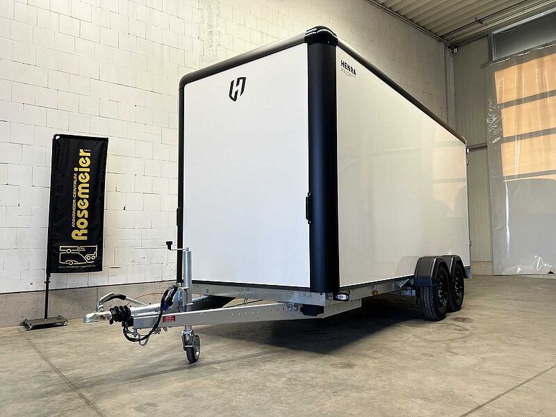 Henra Box Trailer mit Seitenklappe Kofferanhänger