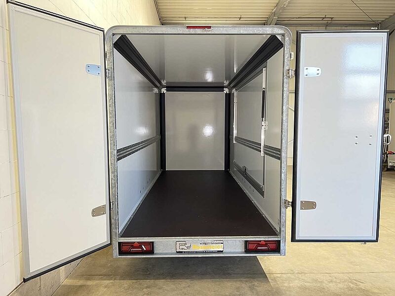 Henra Box Trailer mit Seitenklappe Kofferanhänger