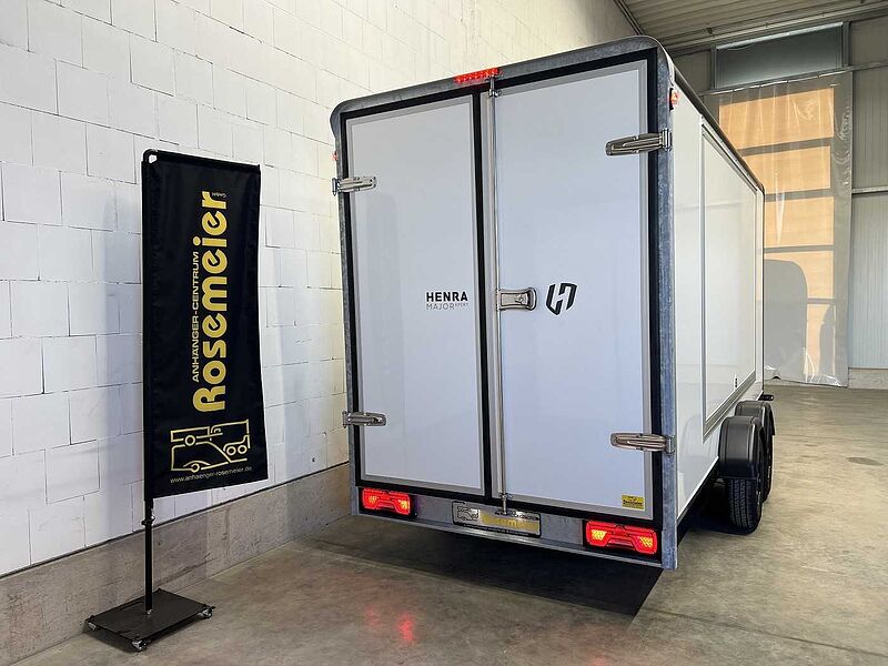 Henra Box Trailer mit Seitenklappe Kofferanhänger