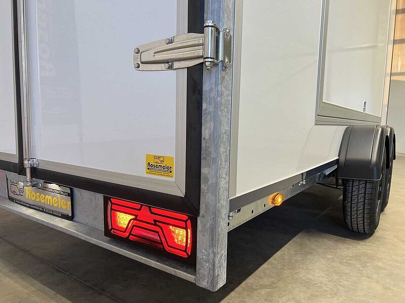 Henra Box Trailer mit Seitenklappe Kofferanhänger