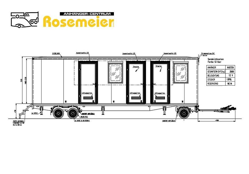Rosemeier VE Mobi 8344-SP1 Drehschemel Mannschaftswagen