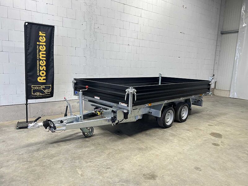 Humbaur HTK 3500.37 Stahl Black Dreiseitenkipper