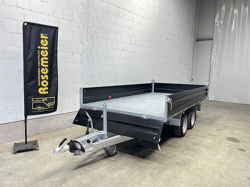 Humbaur HTK 3500.37 Stahl Black Dreiseitenkipper