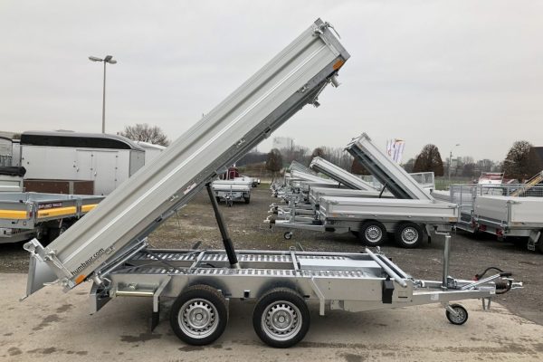 HUMBAUR HTK 3500.31 Rampen + Stützen Dreiseitenkipper