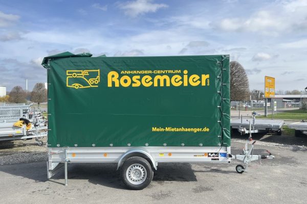 KOCH 8.15 Plane Kastenanhänger gebremst