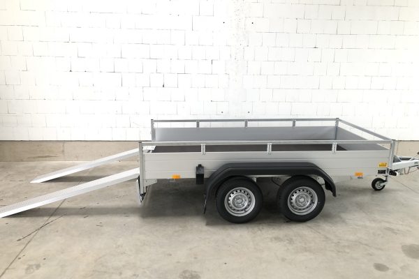 Saris McAlu Pro 305 153 2000 2 Ramp Kastenanhänger gebremst