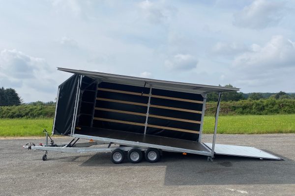 Rosemeier VE Jumbo 35.5 Tridem-Planenaufbau Autotransporter