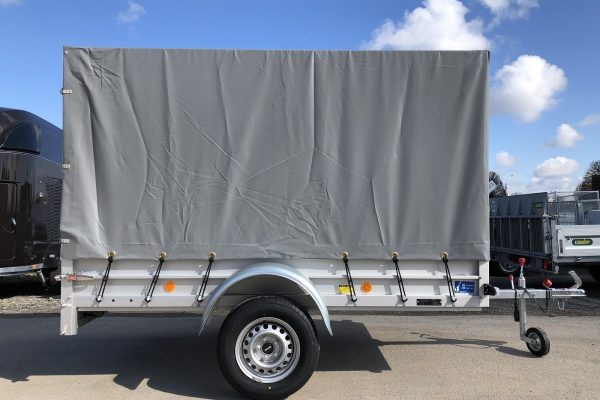 KOCH U4 mit Plane 1100 grau Kastenanhänger ungebremst