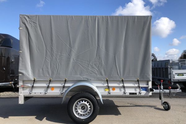 KOCH U4 mit Plane 1100 grau Kastenanhänger ungebremst