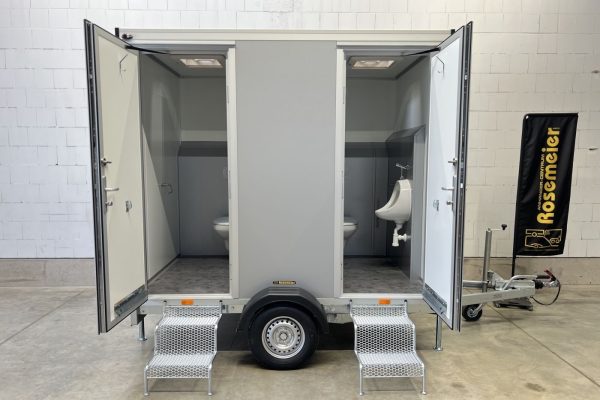 Rosemeier VE 1 Damen, 1 Herren, U SILVER Toilettenanhänger