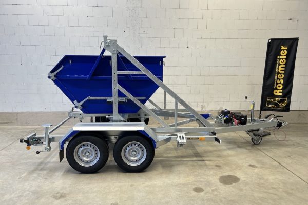 Blyss KTT V2L mit Mulde Kabeltrommelanhänger