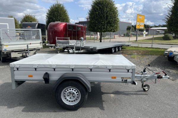 Saris McAlu Flachplane Kastenanhänger gebremst