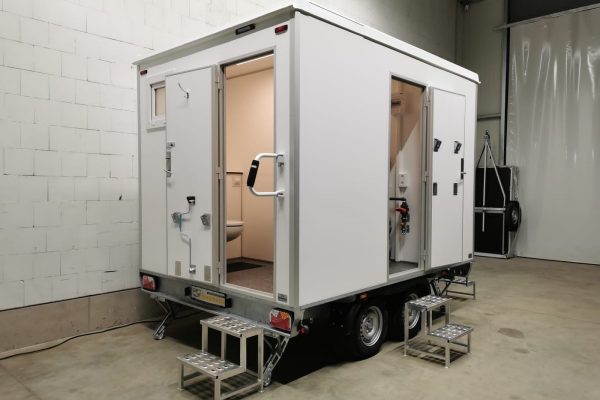 Rosemeier EW TA-NO 1 + 1 + 1 Doppeltank Toilettenanhänger