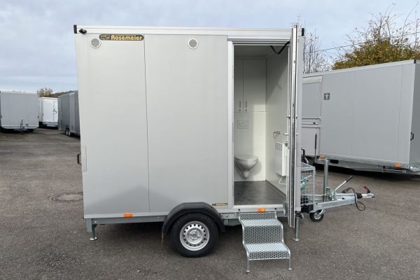 Rosemeier VE Badanhänger mit WC - silver H Toilettenanhänger