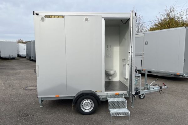 Rosemeier VE Badanhänger mit WC - silver H Toilettenanhänger