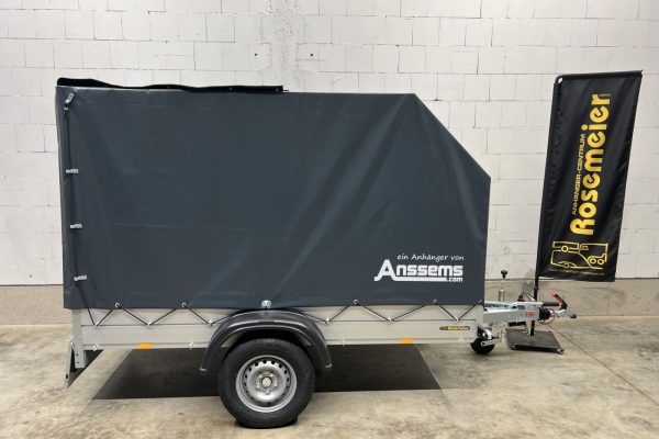 ANSSEMS GTB 1200.251×126 Plane Kastenanhänger gebremst