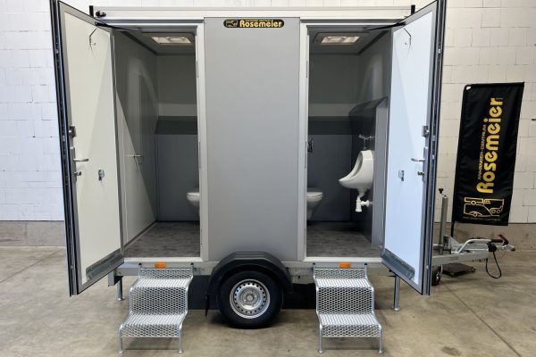 Rosemeier VE 1 Damen, 1 Herren, U SILVER H Toilettenanhänger