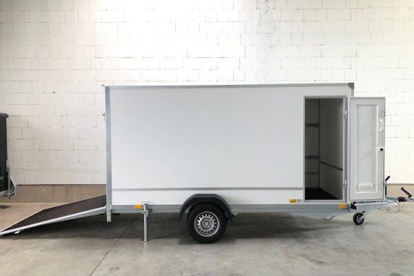 Blyss F1336HD Rampe, Seitentür Kofferanhänger